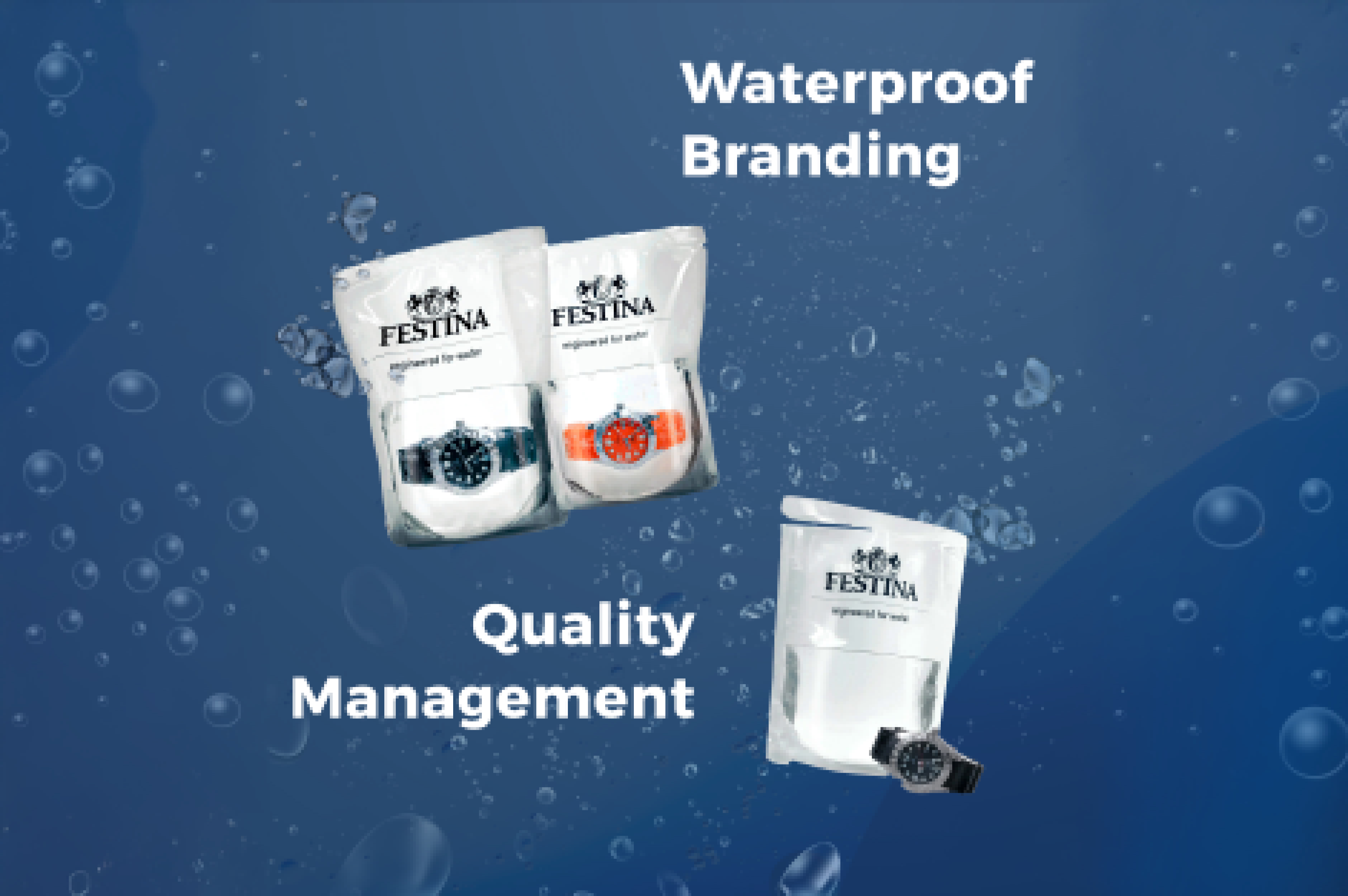 Festina’s Waterproof Watches. Quality management and branding in one package